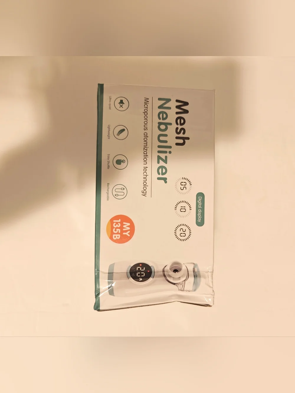 Mival Mesh Nebulizer Model MY-135B a portable device for inhalation therapy. New - Picture 4 of 8